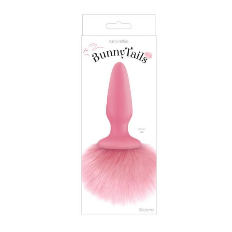 Pink Bunny Tail Butt Plug Fluffy Soft Rabbit Anal Sex Toy Cute  