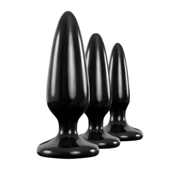 Renegade Pleasure Plug Trainer Kit 3 Size Beginners Anal Training Set