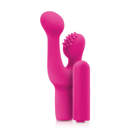 NS Novelties INYA Finger Fun Pink Clitoral Stimulator USB Rechargeable Bullet Vibrator Sex Toy