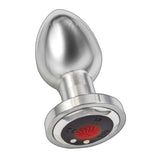 Nasstoys Ass-Sation Silver Metal Remote Control Vibrating Butt Plug USB Anal Vibe Sex Toy