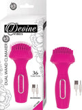 Nasstoys Devine Vibes Dual Wand Climaxer Clitoral Brush Head Rotation Vibrator