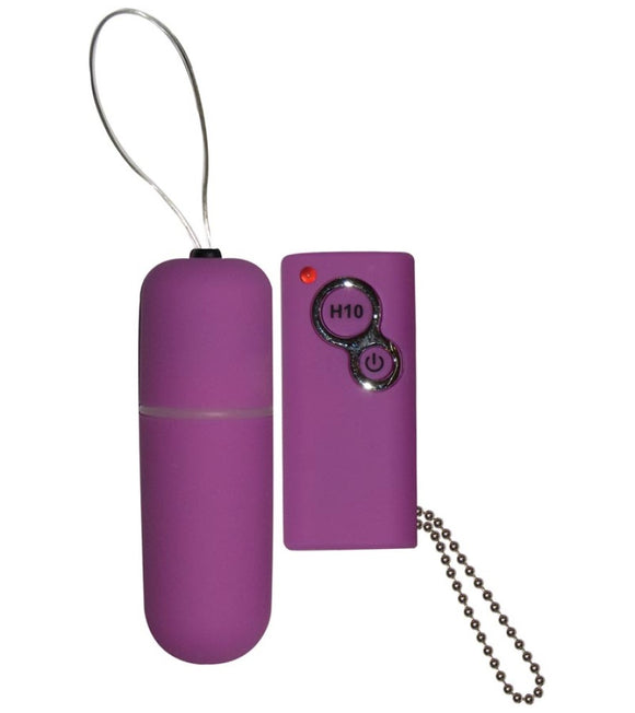 Nasstoys Power Slim Purple Bullet Wireless Remote Control 10 Speed Waterproof Mini Vibrator Sex Toy