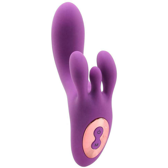 Nasstoys Vibes of New York Triple Tickler Massager Purple Bunny Rabbit G Spot Vibrator Toy