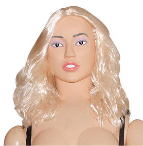 Natalie Blonde Inflatable Life Size Love Doll Blow Up Realistic Model Sex Toy