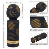 CalExotics Naughty Bits Lit Clit Teenie Weenie Wand Massager Cute Mini Vibrator Fun Sex Toy