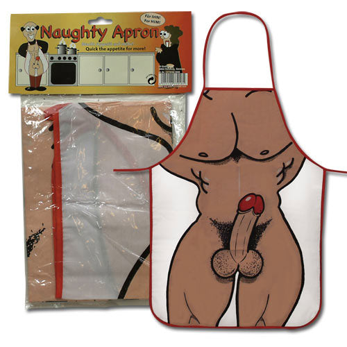 Naughty Apron Male Body Cooking BBQ Bib Funny Rude Adult Joke Gift
