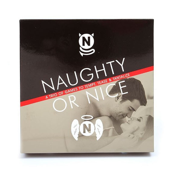 Naughty Or Nice 3 Games In 1 Erotic Ideas Card Dice Adult Couples Play Bedroom Fun
