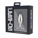 Nexus Cestos Aluminium Vibrating Butt Plug Metal Remote Control Anal Sex Toy