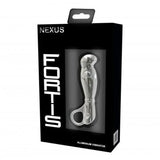 Nexus Fortis Aluminium Vibrating Prostate Massager Silver P-Spot Anal Vibrator