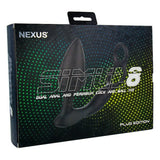Nexus Simul8 Dual Butt Plug Cock Ball Ring Waterproof Vibrating Prostate Anal Sex Toy