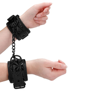 Ouch! Luxury Black Hand Cuffs