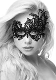 Ouch! Royal Black Lace Eye Mask Venetian Masquerade Ball Costume Party