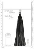 Ouch! Diamond Studded Flogger Faux Leather Whip Glam BDSM Fetish Kink Play