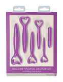 Ouch! Purple Silicone Vaginal Dilator Set Vaginismus Kegel Muscle Size Sex Training Kit