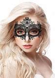 Ouch! Queen Black Lace Eye Mask Seductive Venetian Masquerade Ball Costume Party