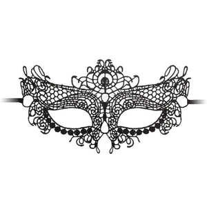 Ouch! Queen Black Lace Eye Mask Seductive Venetian Masquerade Ball Costume Party