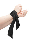 Ouch! Black Velvet Tie-Up Soft Blindfold Multi Use Restraint Kinky BDSM Play