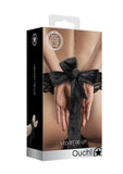 Ouch! Black Velvet Tie-Up Soft Blindfold Multi Use Restraint Kinky BDSM Play