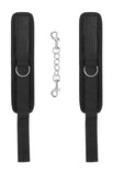 Ouch! Velvet Wrist Cuffs Soft Material Hand Bondage Restraints Straps Kinky Fun
