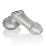 Oxballs Sackjack Clear Jackoff Jerk Sheath Penis Testicle Sleeve Masturbation Stroker Clear Frost