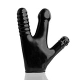 Oxballs Claw Pegger Glove Black Rubber Dildo Hand 3 Finger Anal Pegging Fisting Sex Toy
