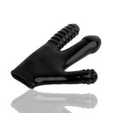 Oxballs Claw Pegger Glove Black Rubber Dildo Hand 3 Finger Anal Pegging Fisting Sex Toy