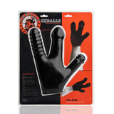 Oxballs Claw Pegger Glove Black Rubber Dildo Hand 3 Finger Anal Pegging Fisting Sex Toy