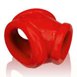 OxBalls Oxsling Ball Stretcher Cock Ring Penis Scrotum Sling Erection Enhancer Ice Red