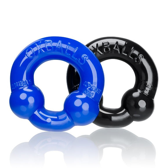 Oxballs Ultraballs Cock Ring Set Stretchy Penis Erection Enhancer Band 2 Pack