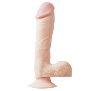 Basix 7.5" Rubber Dong Realistic Penis Dildo Classic Cock Suction Cup Sex Toy