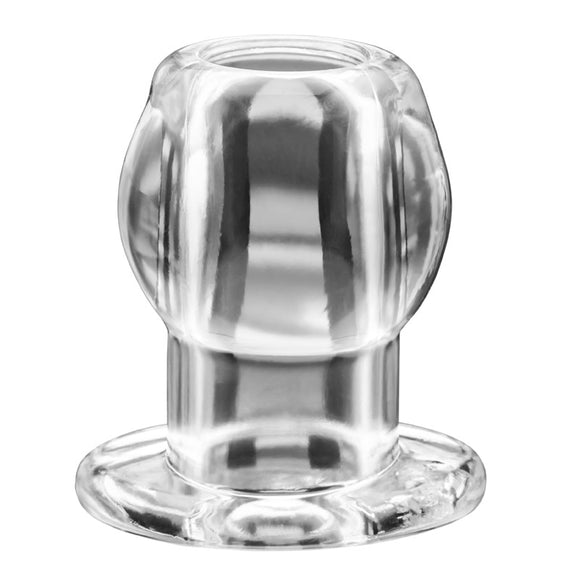 Perfect Fit Clear Tunnel Butt Plug Large Size Hollow Gape Anal Enema Play Sex Toy