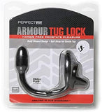 Perfect Fit Armour Tug Lock Cock Ball Strap Ring Butt Plug Gay Anal Play Sex Toy