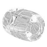 Perfect Fit Ball Stretcher 2 Inch Clear Testicle Ring Scrotum Weight Mens Sex Toy