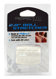 Perfect Fit Ball Stretcher 2 Inch Clear Testicle Ring Scrotum Weight Mens Sex Toy