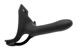 Perfect Fit Zoro 5.5" Black Silicone Strap-On Dildo Unisex Elastic Waist Harness Sex Toy