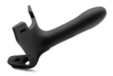 Perfect Fit Zoro 5.5" Black Silicone Strap-On Dildo Unisex Elastic Waist Harness Sex Toy