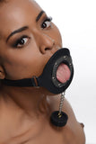 Master Series Pie Hole Silicone Feeding Gag with Plug Force Feed Fetish BDSM Bondage Play