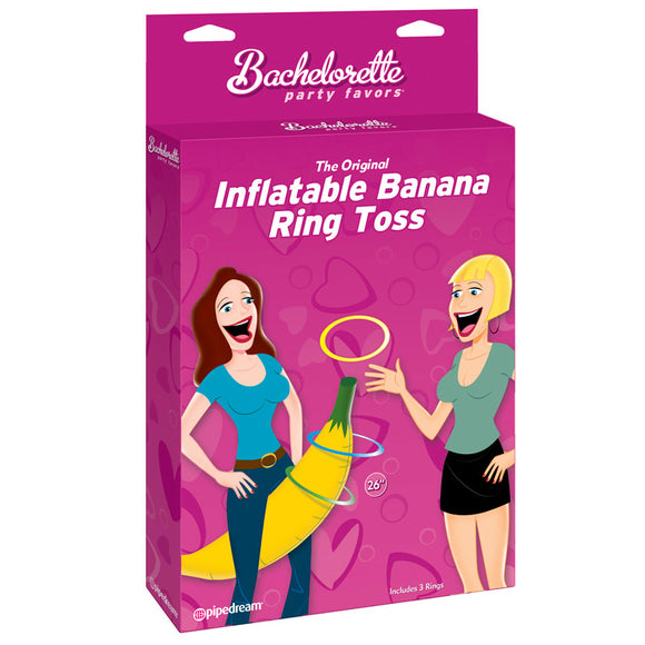Inflatable Banana Ring Toss Party Game Adults Drinking Hen Night Girls