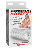 Pipedream Extreme Clear Leader Snatch Transparent Pussy Masturbator Vagina Sex Stroker