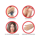 Pipedream Extreme Dollz Agent 69 Life-Size Love Doll Inflatable Realistic Brunette Sex Model