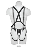 King Cock 11" Two Cocks One Hole Hollow Strap-On Dildo Suspender System