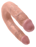 Pipedream King Cock Double Trouble Medium Dual Ended Realistic Penis Dildo Tapered Shaft