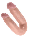Pipedream King Cock Double Trouble Medium Dual Ended Realistic Penis Dildo Tapered Shaft