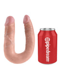 Pipedream King Cock Double Trouble Medium Dual Ended Realistic Penis Dildo Tapered Shaft