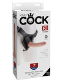 Pipedream King Cock Strap On Dildo Harness 7" Realistic Penis Shaft Couples Sex O-Ring Belt