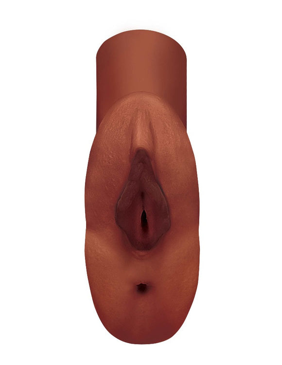 PDX Plus+ Perfect Pussy Double Stroker Black Pocket Masturbator Anal Sex Toy