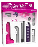 Pipedream Wet & Wild Waterproof Pleasure Collection Vibrator Bath Sex Toy Kit