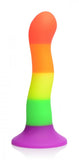 Strap U Proud Rainbow Silicone Strap-On Dildo Harness Bullet Gay Pride Couples Sex Toy