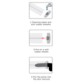 Shots Pumped Black Silicone Penis Pump Cylinder Sleeve Replacement Medium Size
