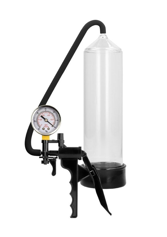 Pumped Elite Beginner Penis Pump PSI Gauge Suction Length Enlarger 